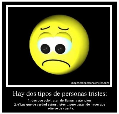 imagenes de tristeza con caritas