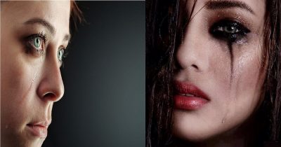 imagenes de mujeres tristes en dibujo